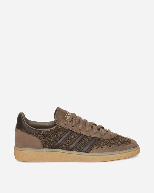 Adidas Brown Handball Spezial Sneakers Aurora Coffee for men