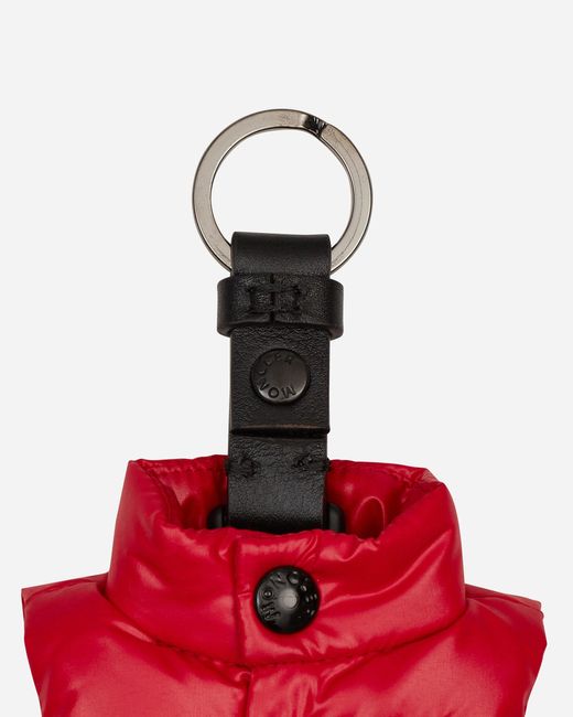 Moncler Red Vest Key Ring for men