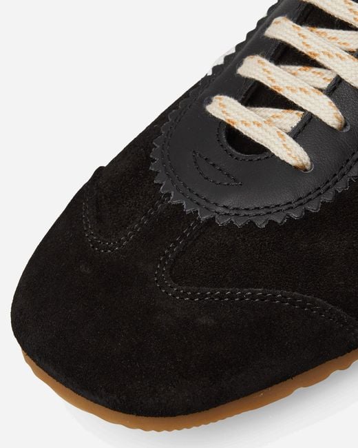 Dries Van Noten Black Suede Sneakers for men