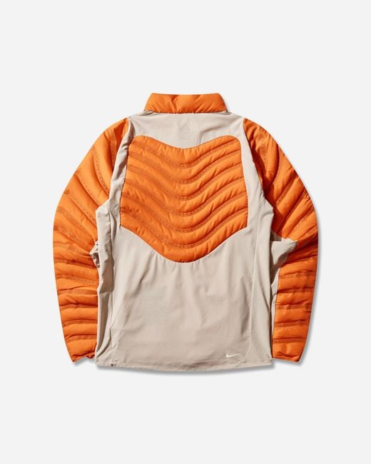 Nike Men S Acg Lava Loft Therma-fit Jacket Safety Orange / Cream Ii for men