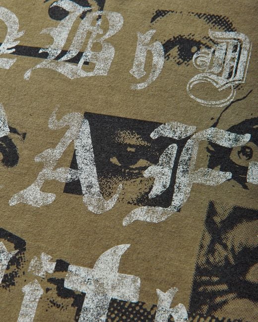 Neighborhood Green Men S Ls-5 Longsleeve T-shirt Olive Drab for men
