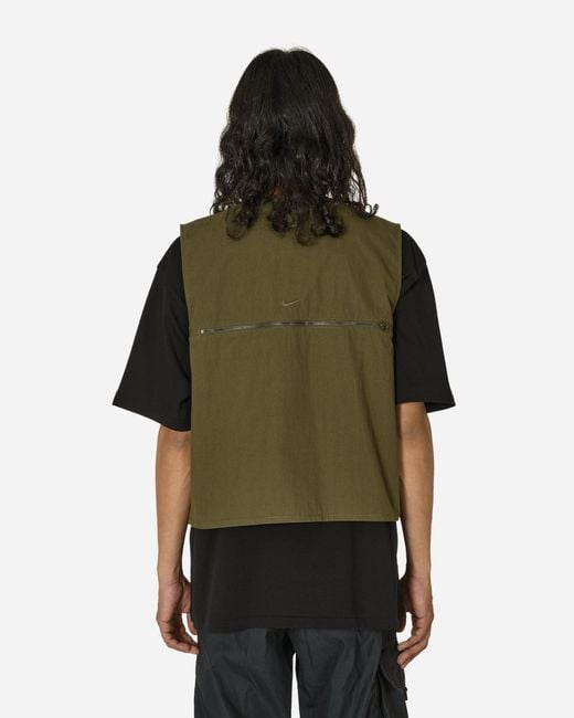Nike Green Utility Vest Cargo Khaki for men