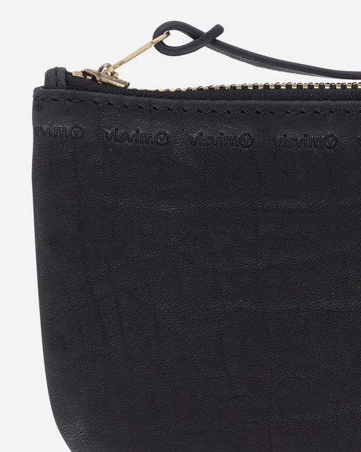 Visvim Black Leather Wallet for men