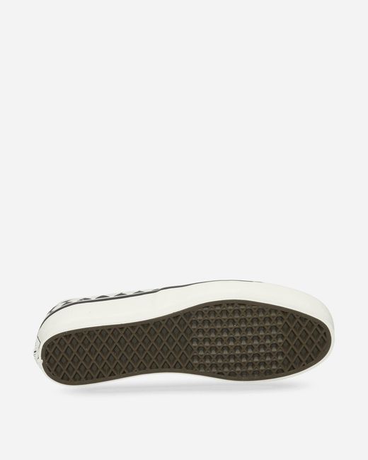 Vans White Authentic 44 Diamond Check Sneakers for men