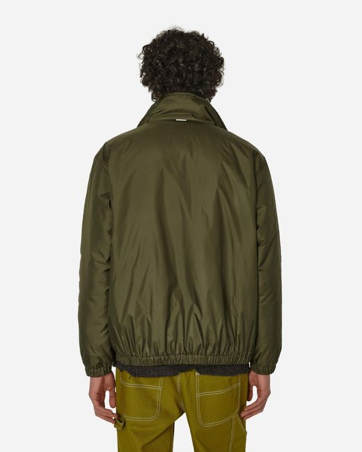 (w)taps Green Track Padded Jacket Olive Drab for men
