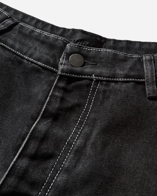 Nii HAI Black S Studs Baggy Jeans Wash