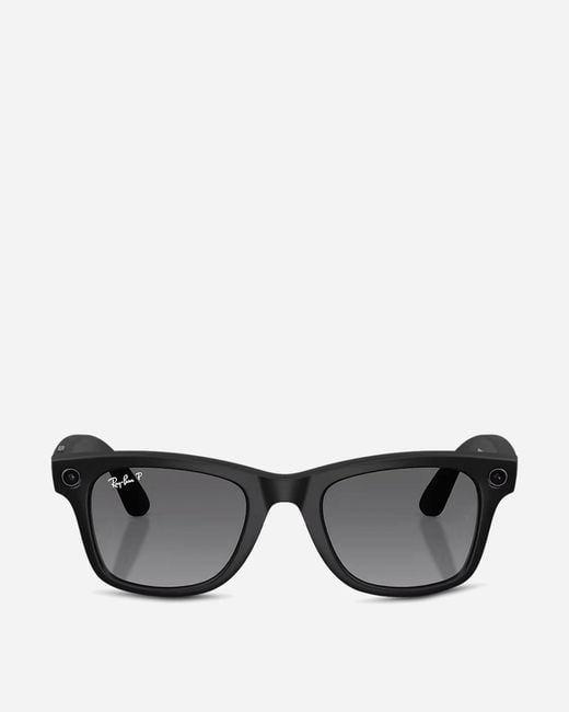 Ray-ban Meta Gray Wayfarer Gen 2 Sunglasses Matte / Graphite Polarised for men
