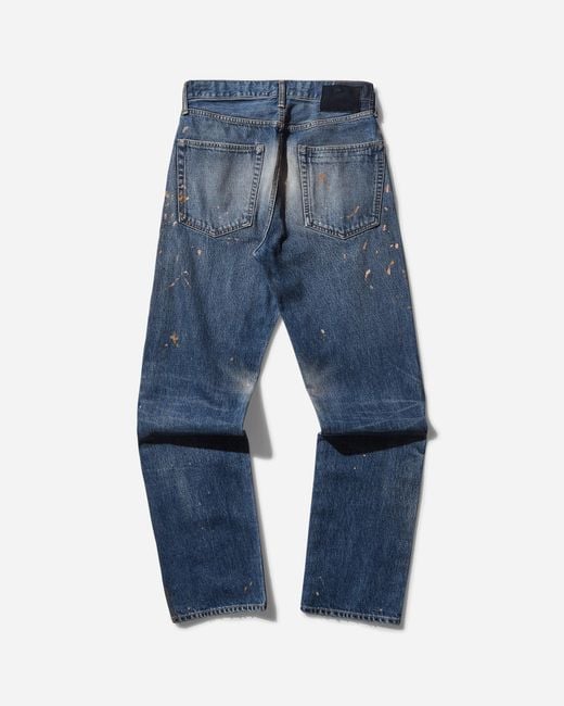 Visvim Men S Social Sculpture 01 Damaged-41 Jeans in Blue for Men