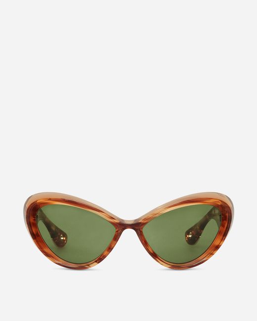Jean Paul Gaultier Green Parisian Cat Sunglasses