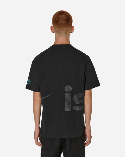 Nike Ispa T-shirt Black / Baltic Blue / Iron Grey for men