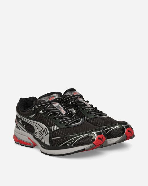 PUMA Black Homura Og+ Sneakers / Flat Medium Gray for men