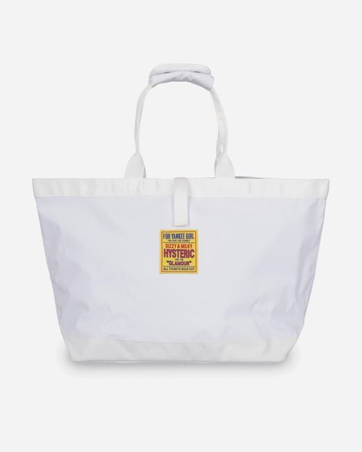 Hysteric Glamour Red Tarp Tote Bag for men