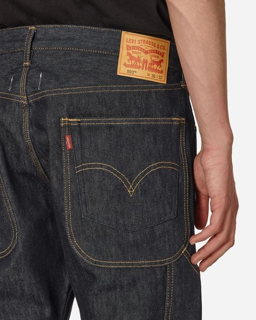 Junya Watanabe Black Levi S Carpenter Jeans Indigo for men