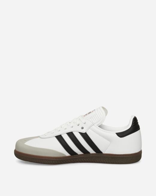 Adidas White Bape Samba Sneakers Cloud / Core Black for men