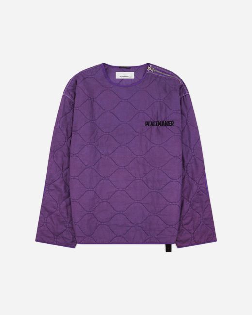 Oamc Peacemaker Purple Shoulder Zip Liner for men