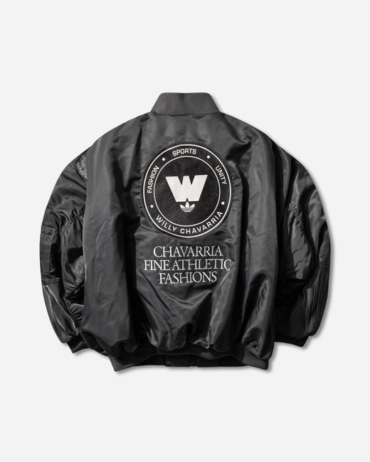 Adidas Gray Men S Willy Chavarria Bomber Jacket for men