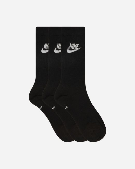 Nike Black Sportswear Everyday Essential Crew Socks for men