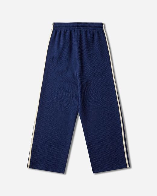 Adidas Blue S Firebird Crop Track Pants Night Warm Vanilla