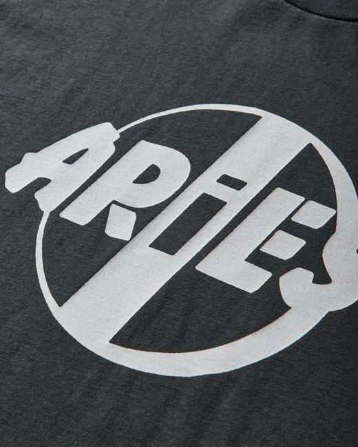 Aries Black Faded Punk T-shirt for men