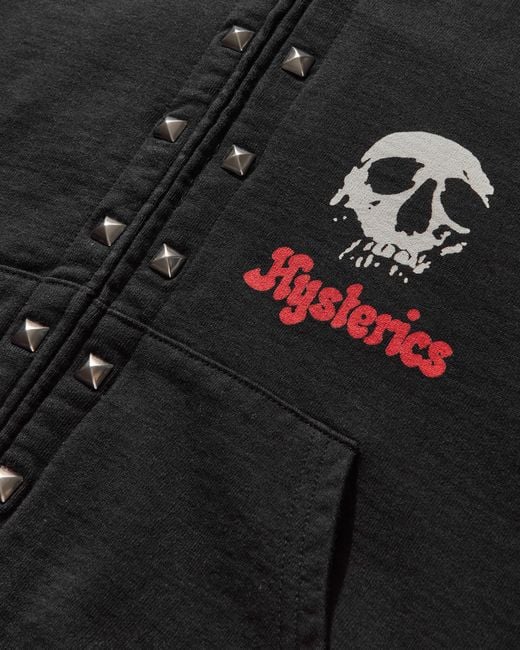 Hysteric Glamour Black Women S Skull Berry Zip Hoodie