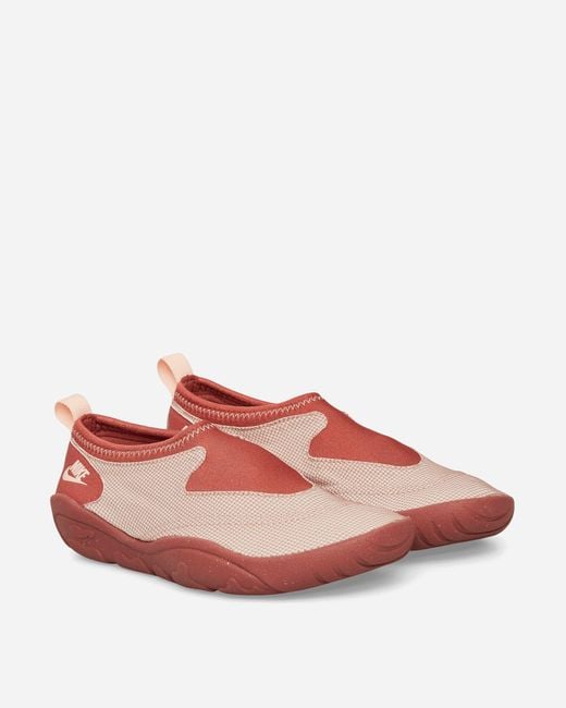 Nike Pink Women S Aqua Turf Sneakers Particle Beige / Washed Coral
