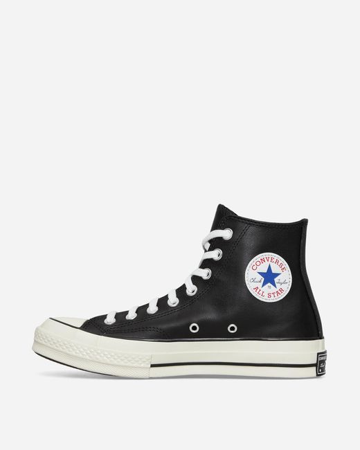 Converse Chuck 70 Hi Leather Sneakers Black for men