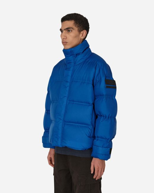 adidas Version Oversized Down Puffer Jacket in Blue for Men | Lyst