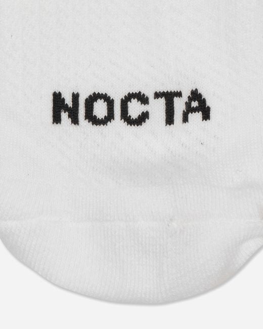 Nike White Nocta 3-pack Crew Socks for men