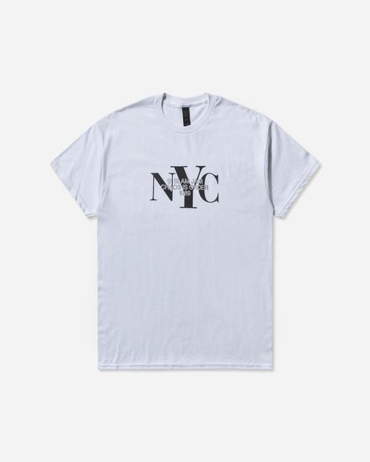 SLAM JAM Blue New York City T-Shirt for men