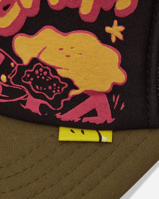 Kapital Black Th.d.d. Track Cap / Khaki for men