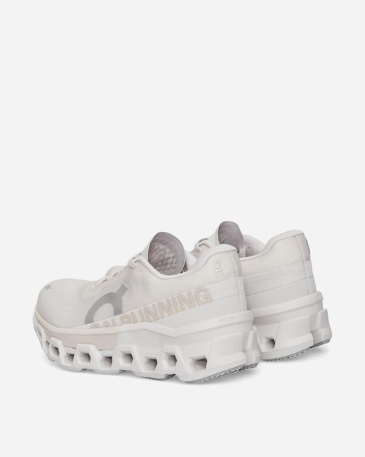 On Shoes White Wmns Cloudmster 2 Sneakers Sand / Frost