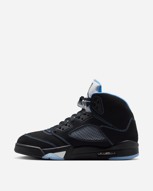 Nike Black Air Jordan 5 Carolina Sneakers University for men