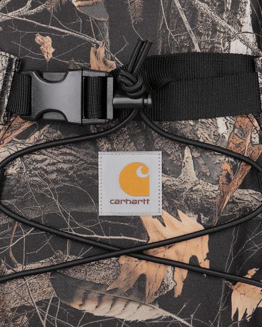 Carhartt Black Kickflip Backpack Camo Feather Tree for men