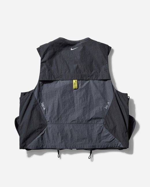 Nike Black ISPA Modular Multi-Pocket Vest for men