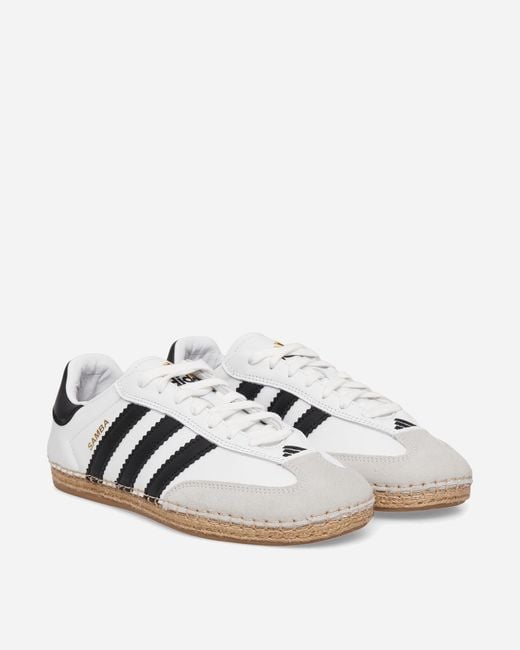Adidas White Clot By Edison Chen Samba Sneakers Cloud Core
