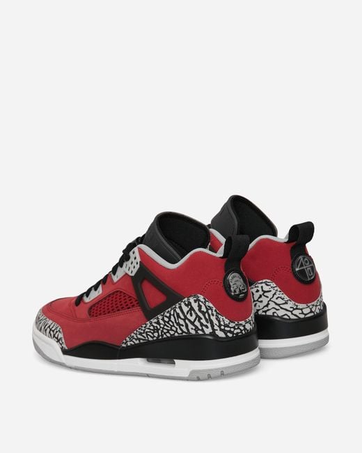 Nike Red Jordan Spizike Low Sneakers Gym / Wolf for men