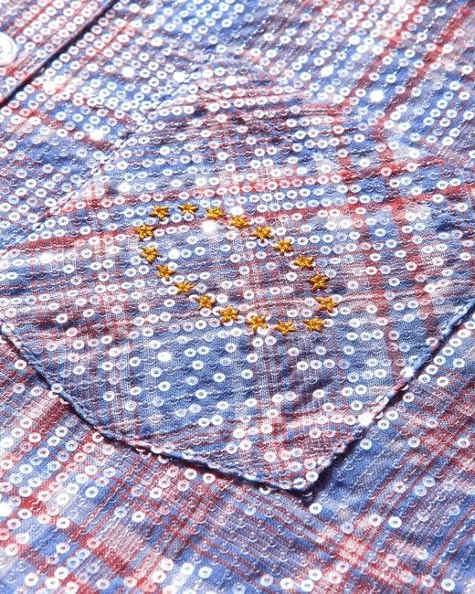 AFB Purple Spangle Shortsleeve Shirt for men