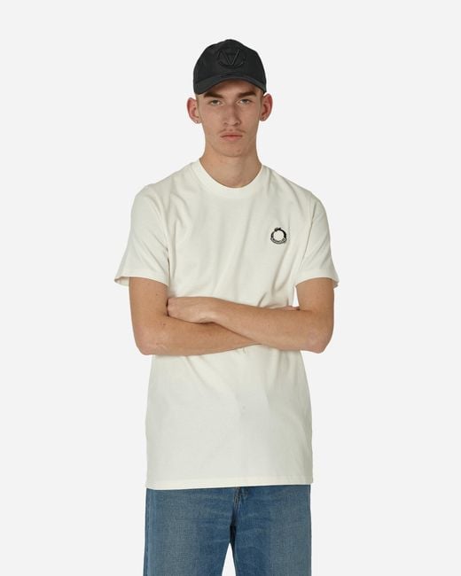 Moncler White Year Of The Dragon Logo Patch T-shirt for men