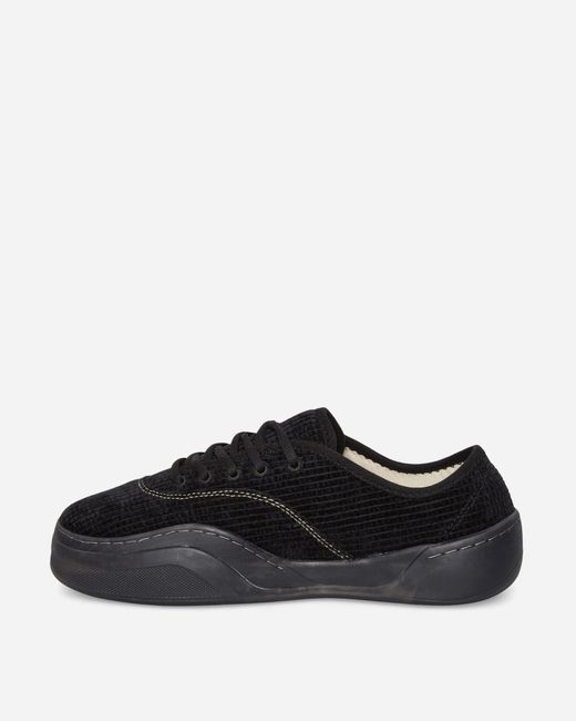 ERL Black Corduroy Coupe Sneakers Dark for men