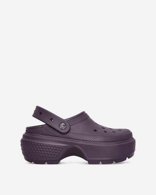 CROCSTM Purple S Stomp Clogs Dark Iris for men