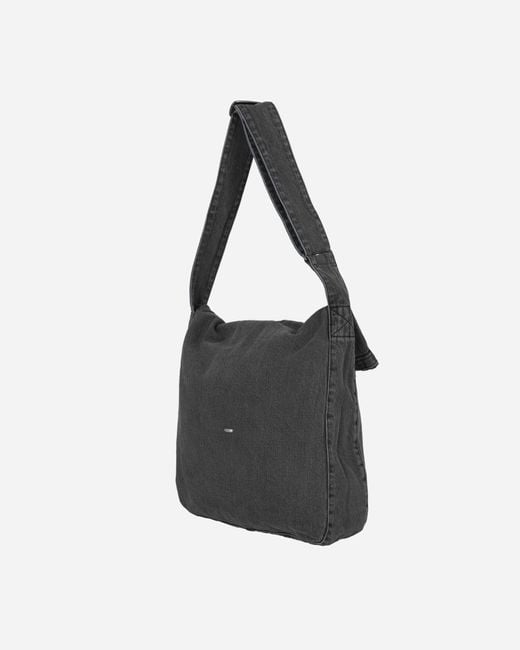 Our Legacy Black Tint Sling Bag Aluminum for men