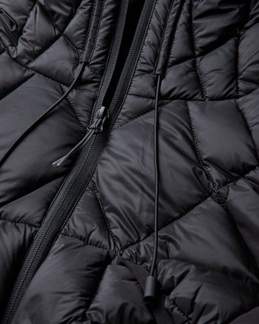 Roa Black Nuna 800 Fill Power Hooded Down Vest for men