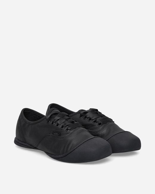 Vans Black Authentic Prima Leather Sneakers for men