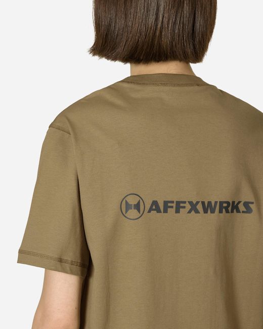 AFFXWRKS Green Logo T-shirt Desert