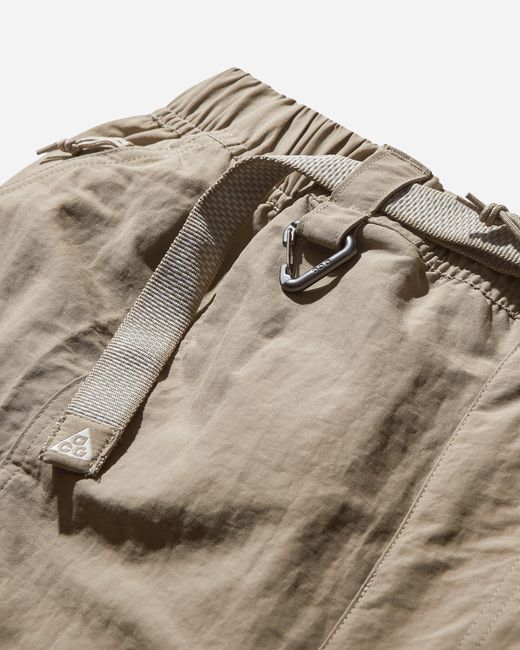 Nike Natural Acg Snowgrass Cargo Shorts Khaki for men