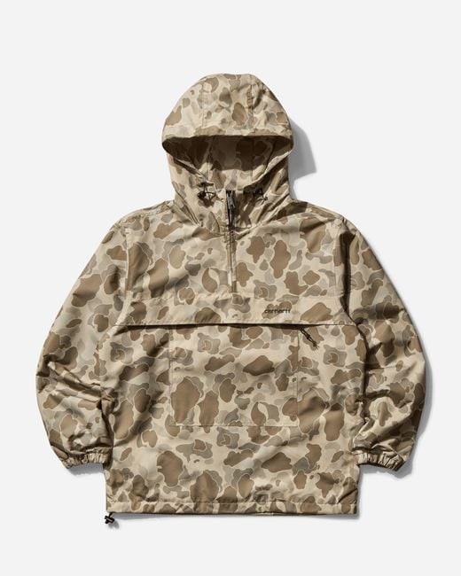 Carhartt Metallic Men S Windbreaker Pullover Camo Duck / Desert for men
