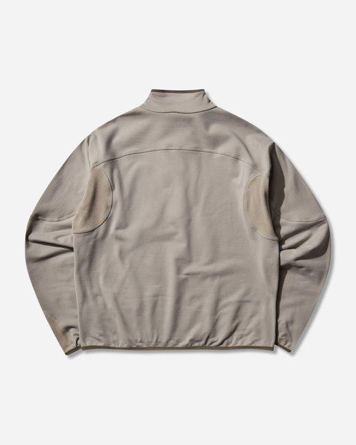 Satisfy Gray Women S Ghostfleece Half‐zip Sweatshirt Rock Ridge for men