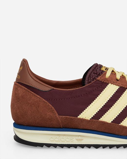Adidas Brown Sl 72 Og Sneakers Maroon / Almost Yellow / Preloved