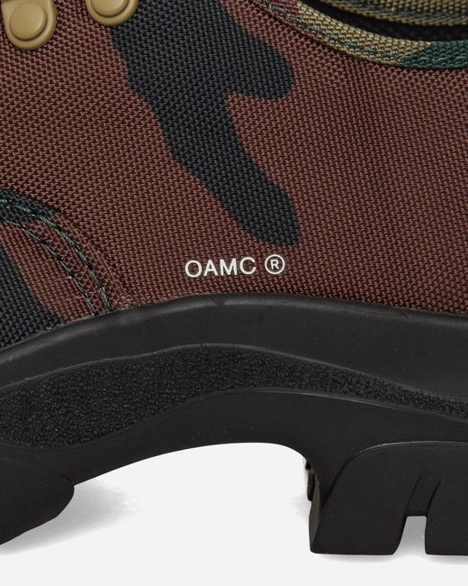 Vans Brown Oamc Authentic Oxford Sneakers Woodland Camo for men
