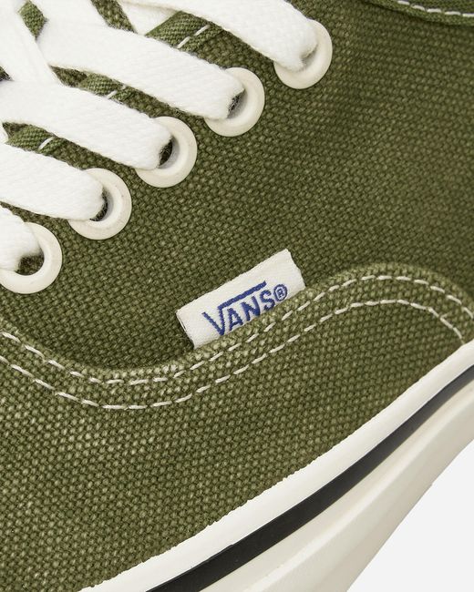 Vans Green Premium Authentic 44 Sneakers Balsam for men